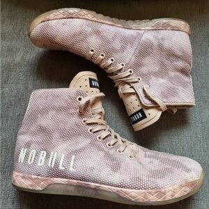 NOBULL Pink High-Top Trainers